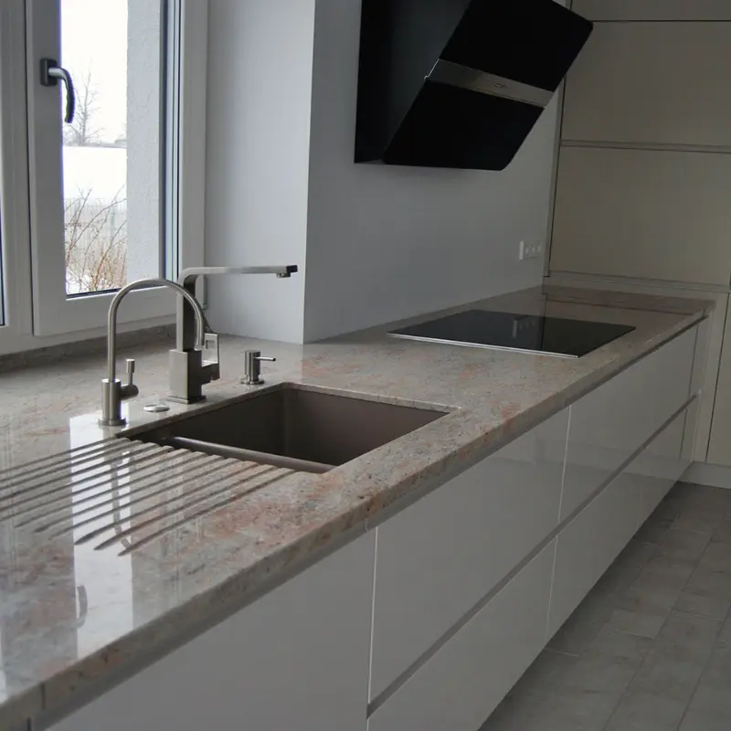 Akmens stalviršiai, barai ir palangės virtuvei